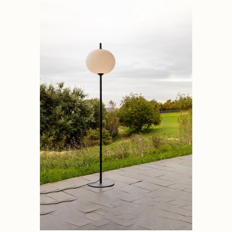 Торшер уличный Saigon серый / белый матовый 2М R45