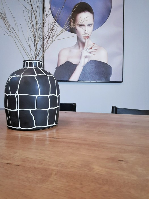 Ваза White line wide mouth