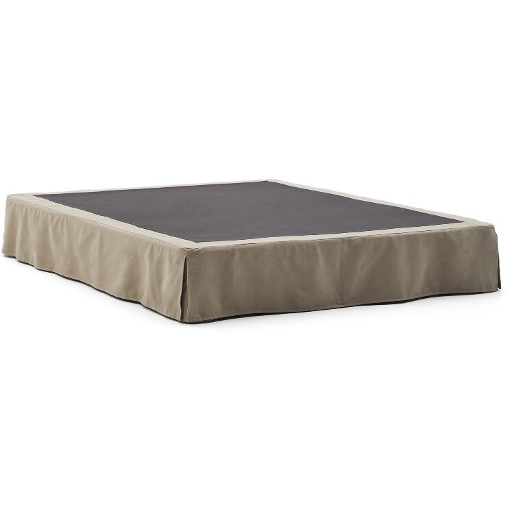 Jaira Основание кровати коричевого цвета со съемным чехлом для матраса 160 х 200 см