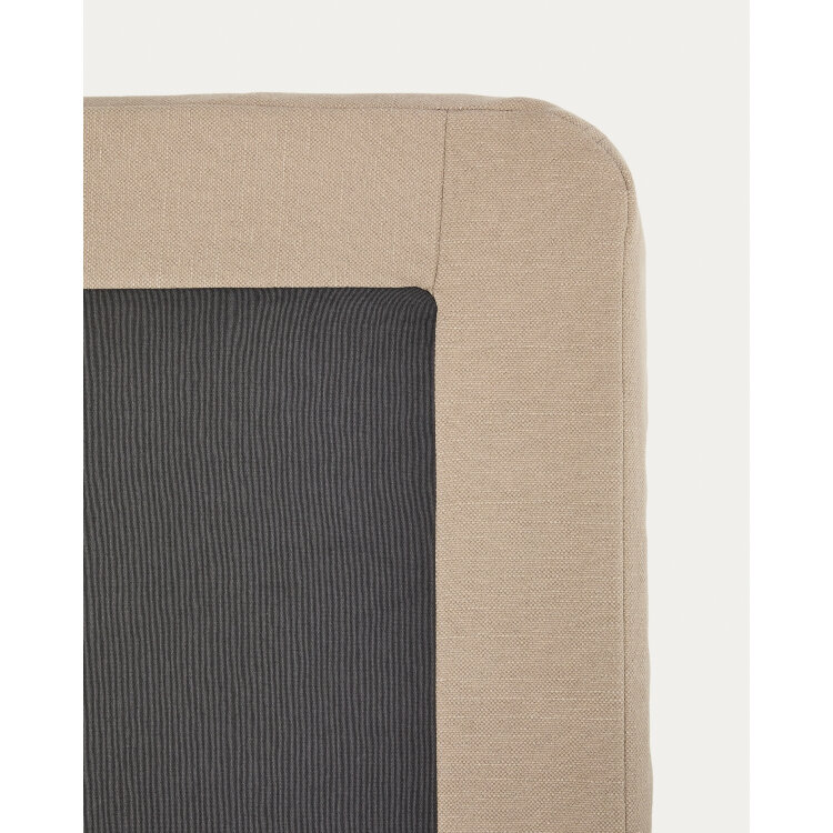 Jaira Основание кровати коричевого цвета со съемным чехлом для матраса 160 х 200 см