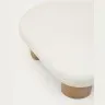 Журнальный столик Labra из цемента и акации 140 x 70 см