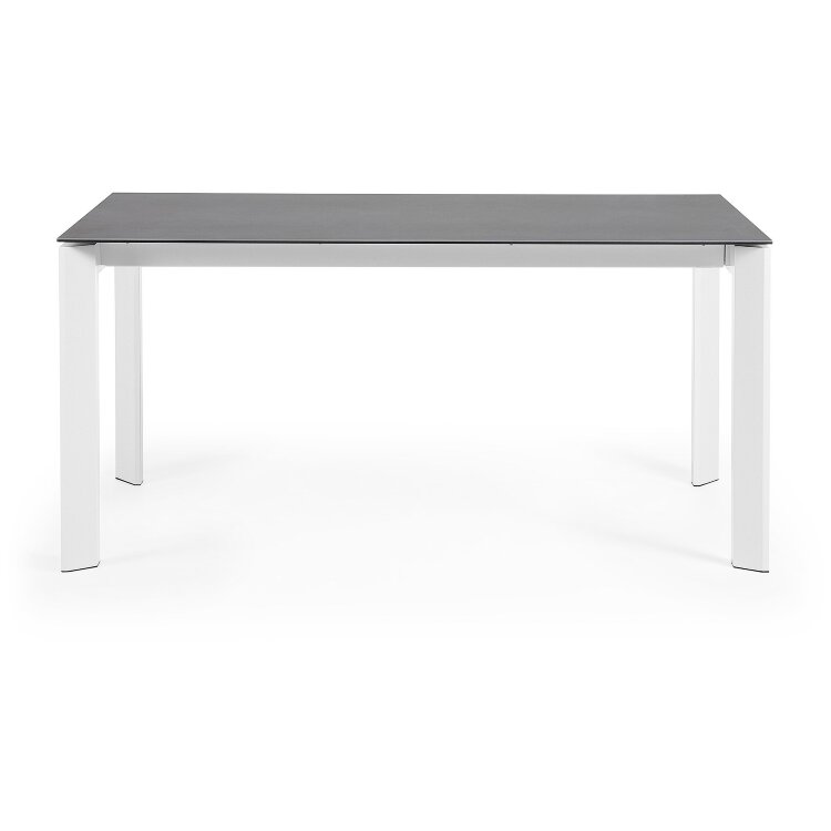 Стол Atta 160 (220) x90 белый керамический