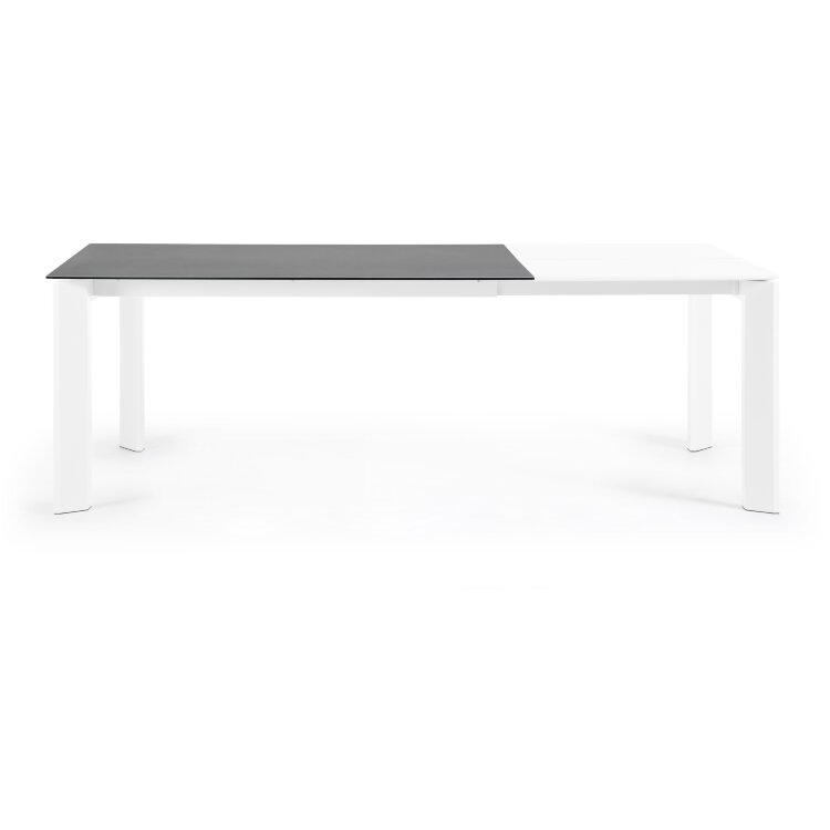 Стол Atta 160 (220) x90 белый керамический