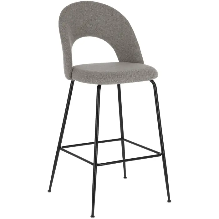 Полубарный стул Mahalia светло-серый