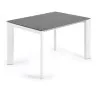ATTA Стол 120 (180) x80 белый, керамический Vulcano Roca