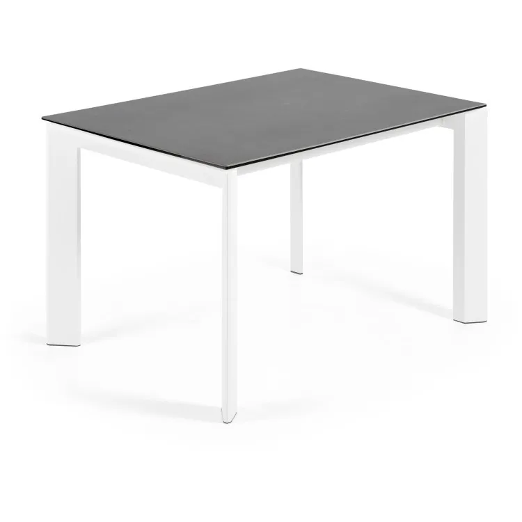 ATTA Стол 120 (180) x80 белый, керамический Vulcano Roca
