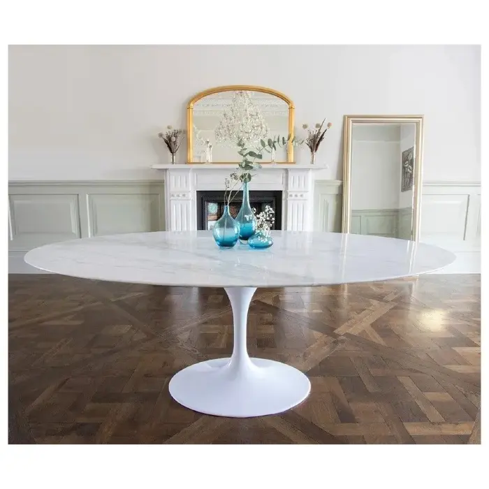 Стол Tulip Oval Marble
