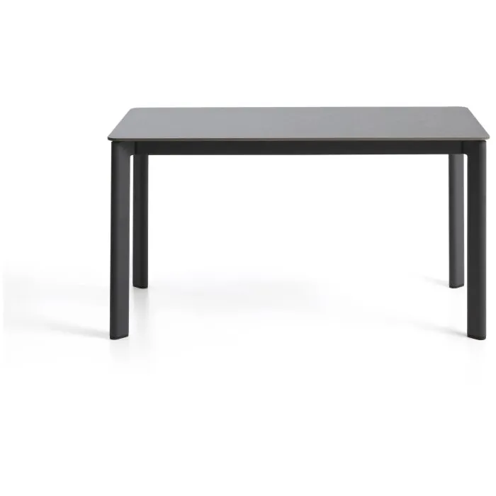 Уличный стол Anafi с графитовой столешницей из спеченного камня, 140 x 80 см