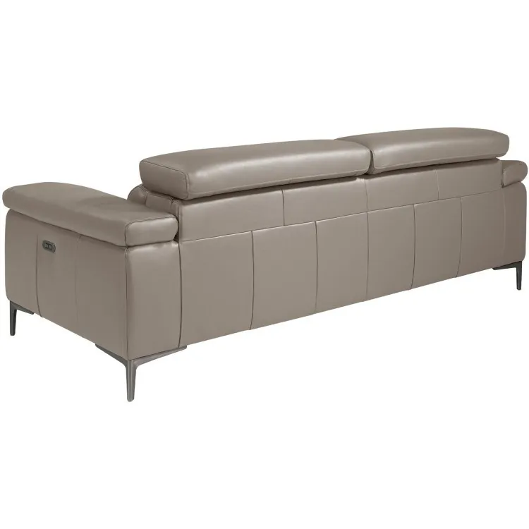 3-х местный диван 5320-3P-M5655 / 6122 с кожаной обивкой и механизмом релаксации