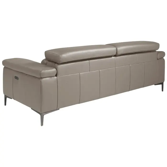 3-х местный диван 5320-3P-M5655 / 6122 с кожаной обивкой и механизмом релаксации