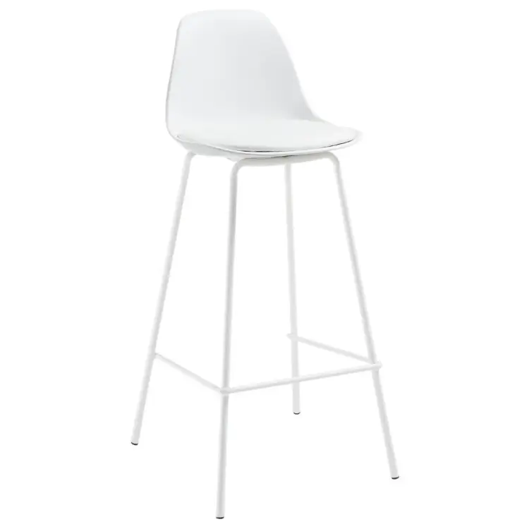 Полубарный стул Lysha белый