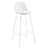 Полубарный стул Lysha белый