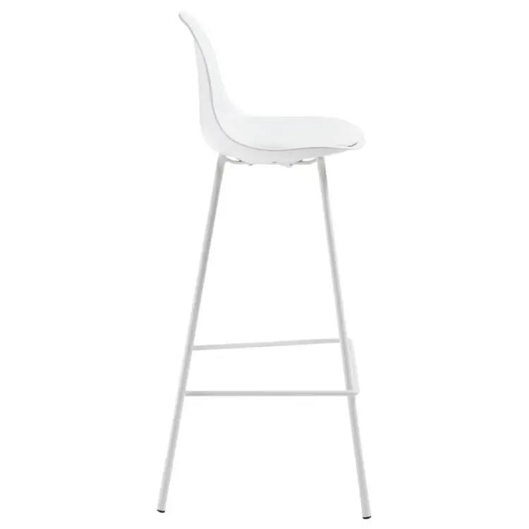Полубарный стул Lysha белый