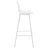 Полубарный стул Lysha белый