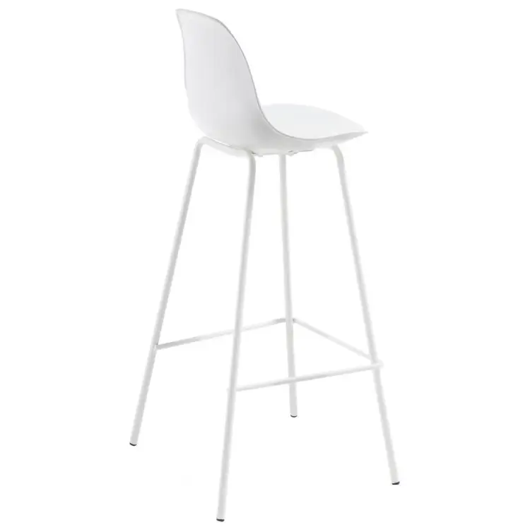 Полубарный стул Lysha белый