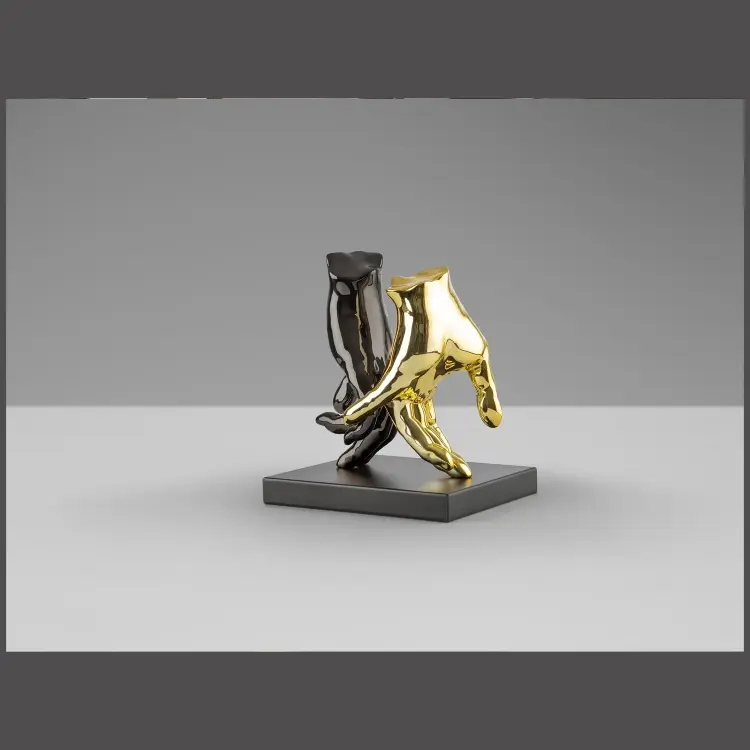 Manos Фигура серый/золотой