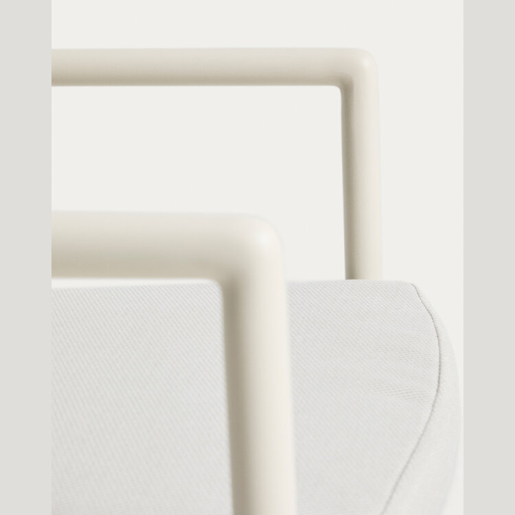 Уличный стул Argasi из алюминия бежевого цвета и веревки