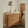 Lenon Тумбочка с 2 ящиками из шпона дуба 50 x 55 см