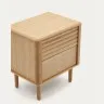Lenon Тумбочка с 2 ящиками из шпона дуба 50 x 55 см