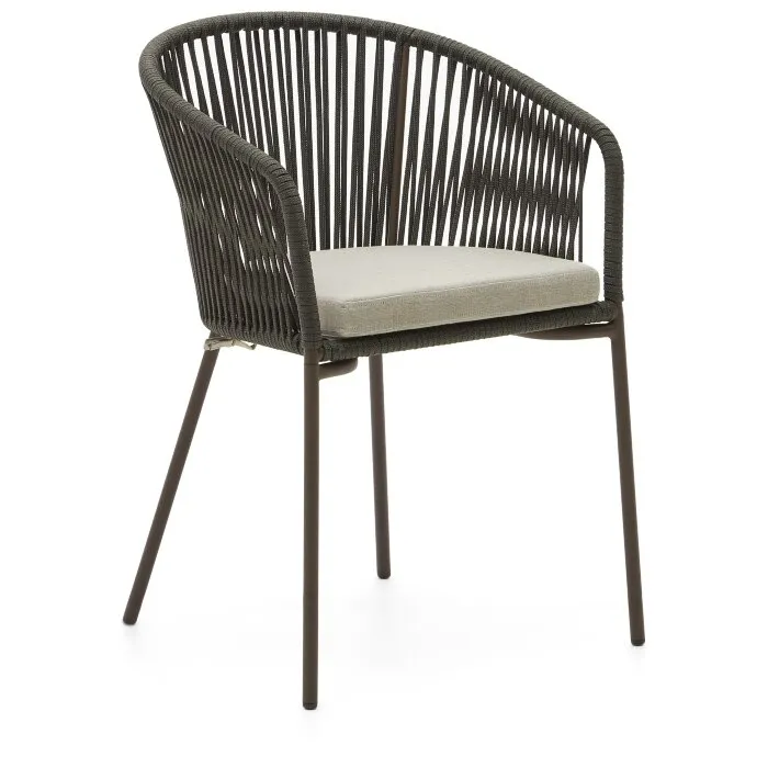 Стул Yanet из зеленой веревки