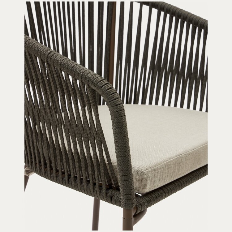 Стул Yanet из зеленой веревки