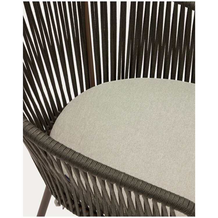 Стул Yanet из зеленой веревки