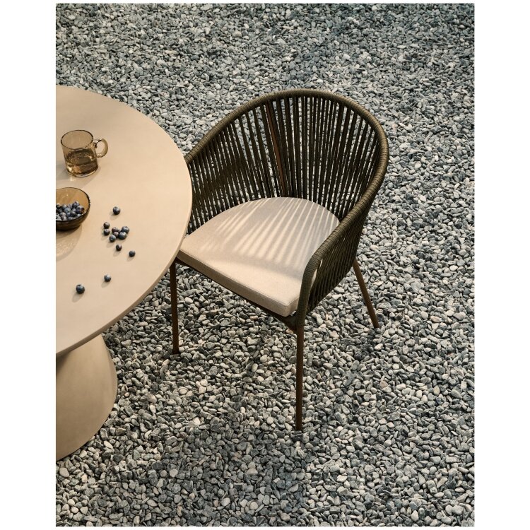 Стул Yanet из зеленой веревки