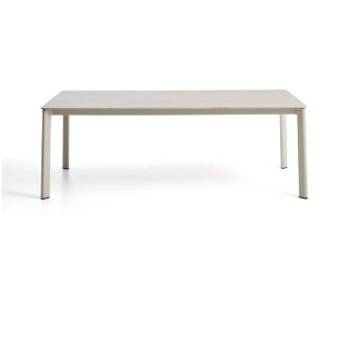 Уличный стол Anafi с бежевой столешницей из спеченного камня, 220 x 100 см