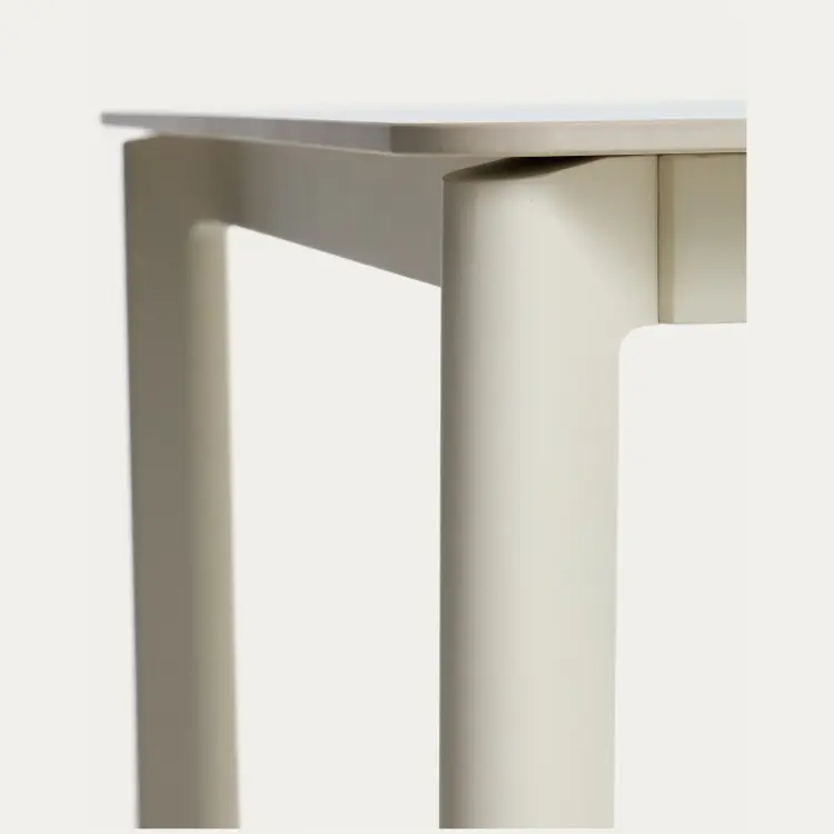 Уличный стол Anafi с бежевой столешницей из спеченного камня, 220 x 100 см