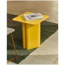 Столик Arvin из железа желтого цвета 42 x 42 см