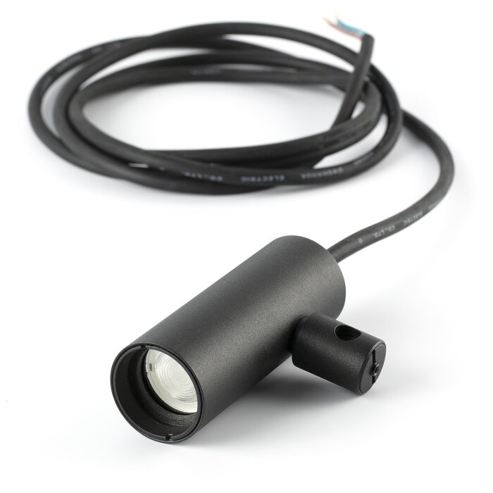 CLAP Прожектор уличный черный LED 6W 3000K 15°