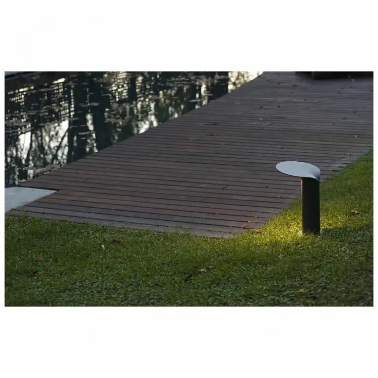 Ландшафтный светильник Lotus темно-серый 35 см