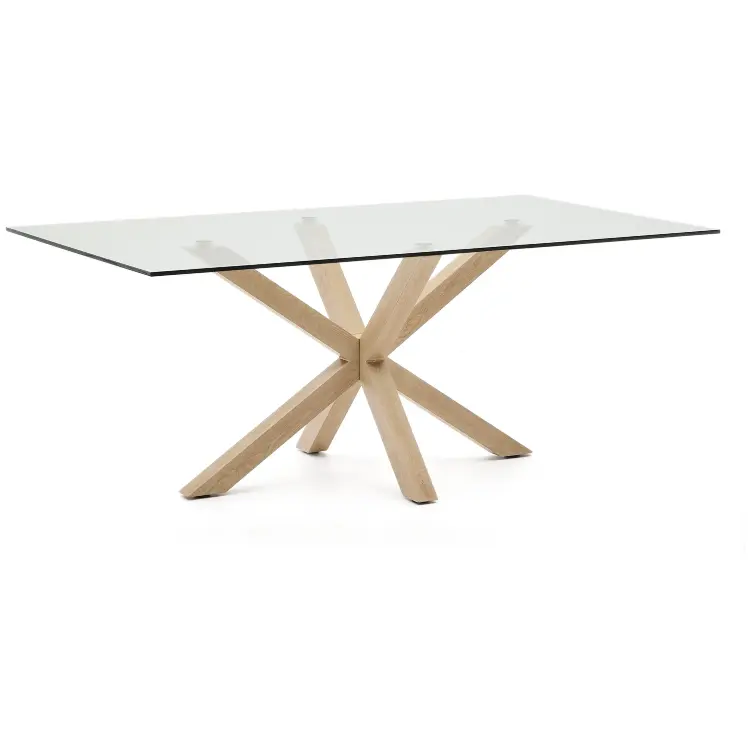 Стол Arya 200x100 металл стекло