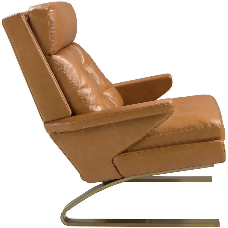 Кресло из кожи цвета Camel 5157