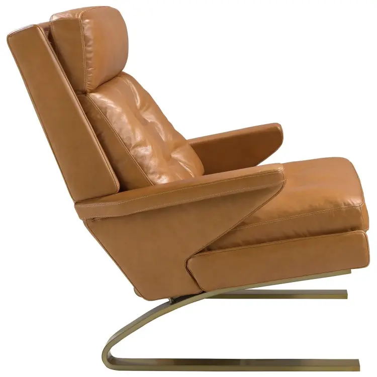 Кресло из кожи цвета Camel 5157