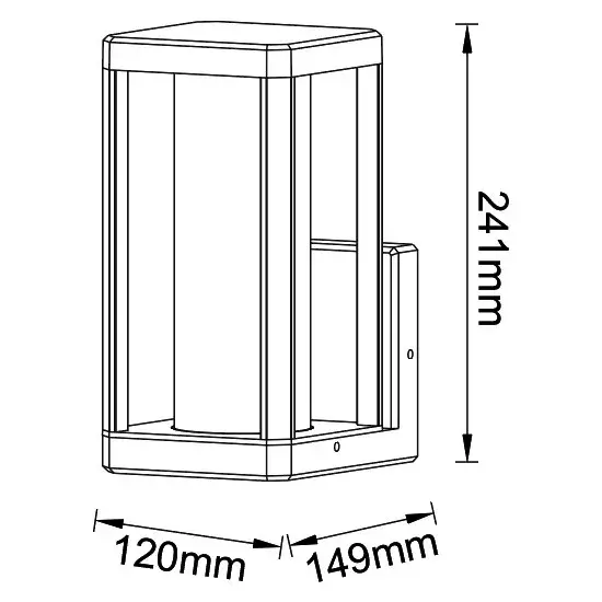Настенный уличный светильник NEVADA 8899