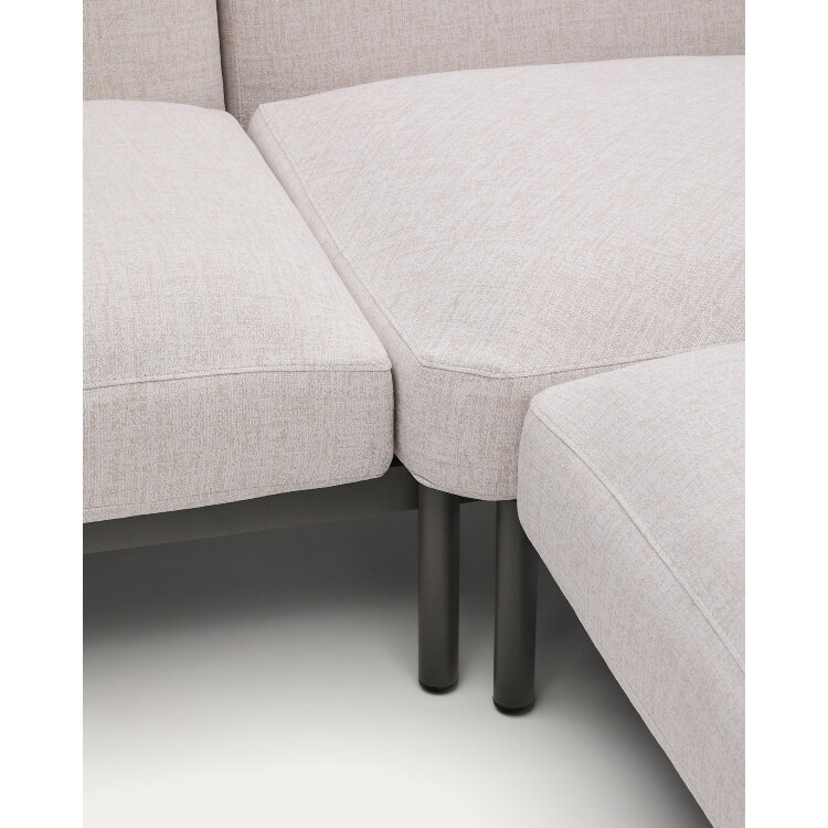 Sorells Уличный модульный 5-местный угловой диван бежевый