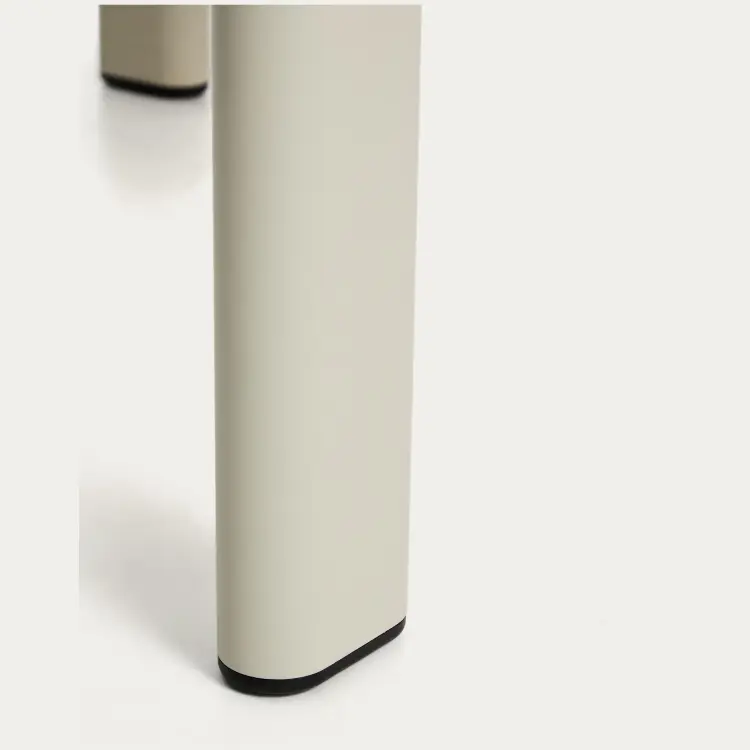 Уличный стол Erice из алюминия и закаленного стекла цвета экрю, 180 x 90 см