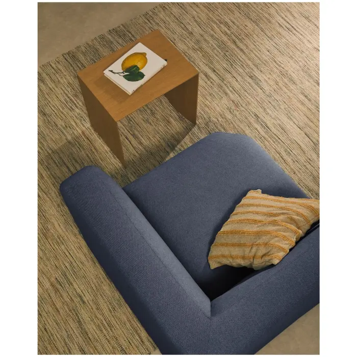 Угловой модульный диван Neom синего цвета 75 см