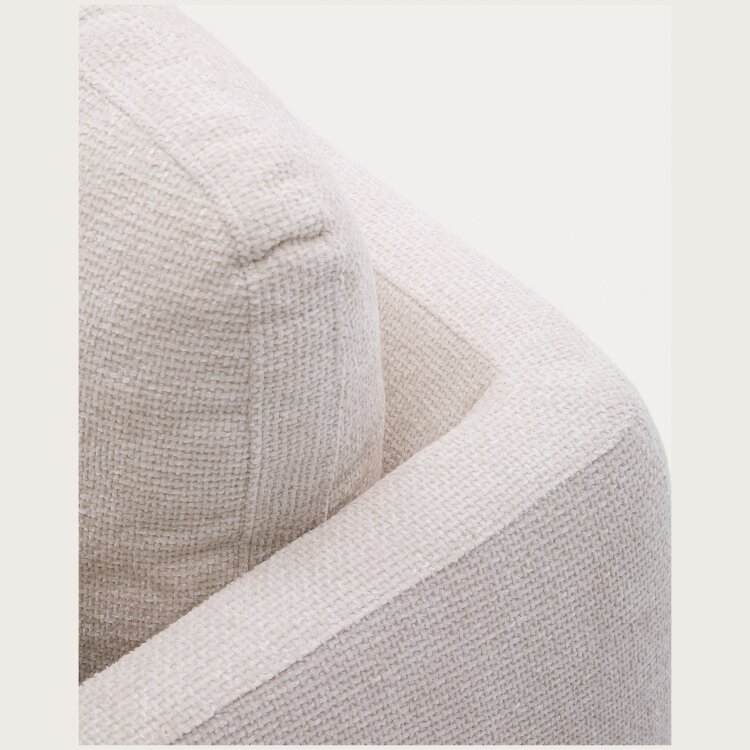 Laira 3-местный диван-кровать из шенилла цвет экрю 225 см