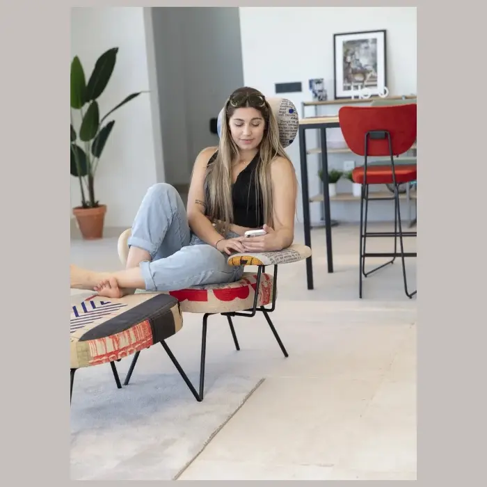 Кресло-реклайнер FOURMI-6 + Footstool
