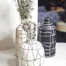 Ваза Black line narrow mouth vase B
