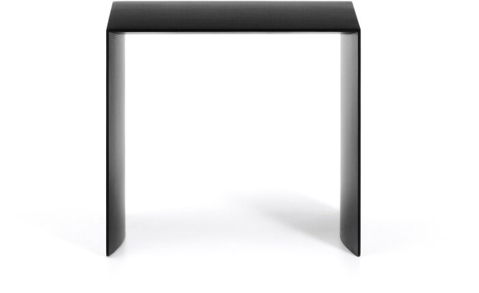 Приставной столик Litto из черного лакированного МДФ, 55 x 40 см