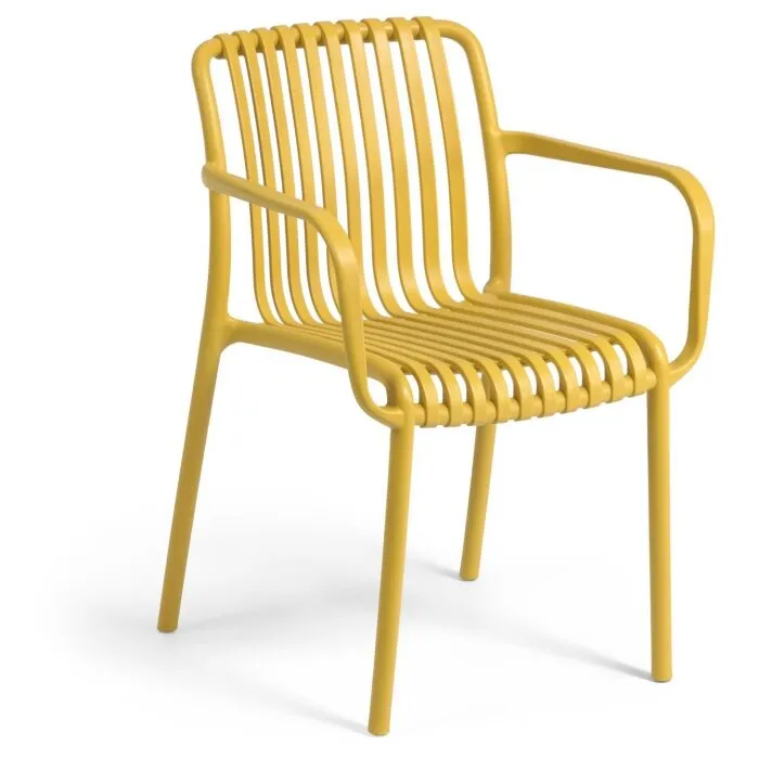 Садовый стул Isabellini в горчичном цвете