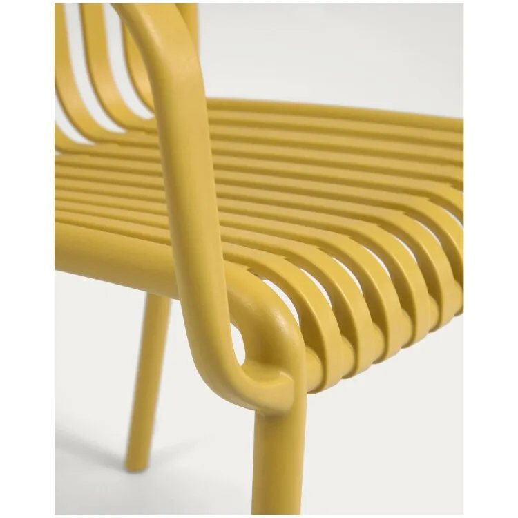 Садовый стул Isabellini в горчичном цвете