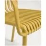 Садовый стул Isabellini в горчичном цвете