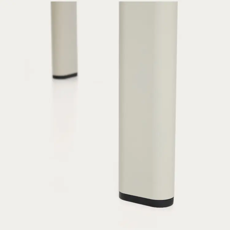 Уличный стол Anafi из спеченного камня и бежевого алюминия 180 x 90см