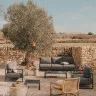 Comova Столик для улицы из черного алюминия 60 x 60 см
