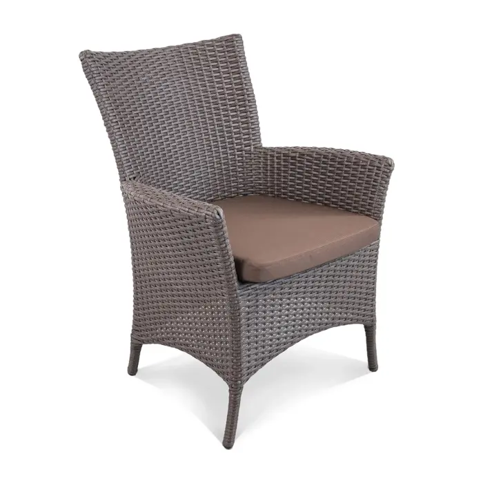 Кресло КИПР Шоколад металлик