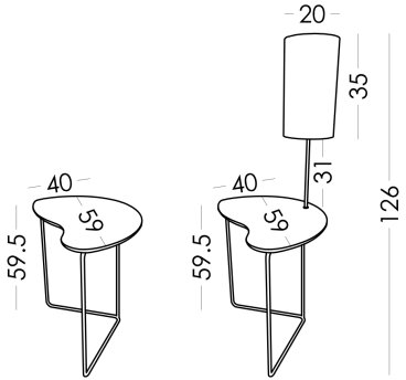 Столик Conec-Table SPIRO 38